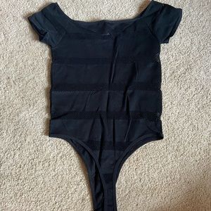 Mesh Fashion Nova Bodysuit Size S